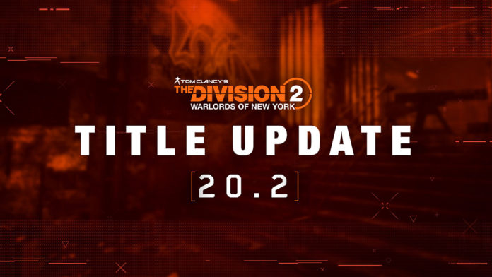 The Division 2 Title Update 20.2 Patch Notes – MultiPlatformGamer