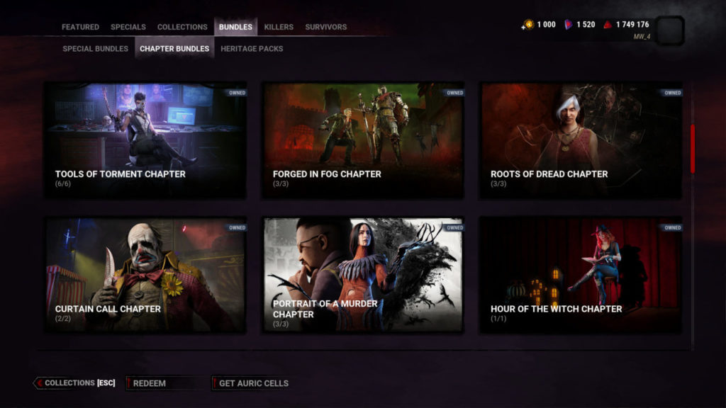 Dead by Daylight Store Revamp 2